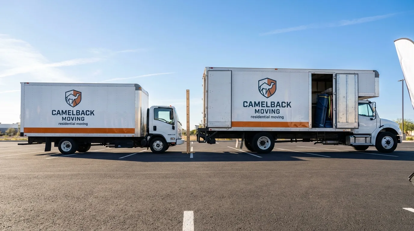 Moving truck size capacity guide in Hinesville